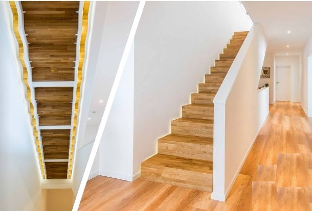 Schody ocelové rovné 296 cm