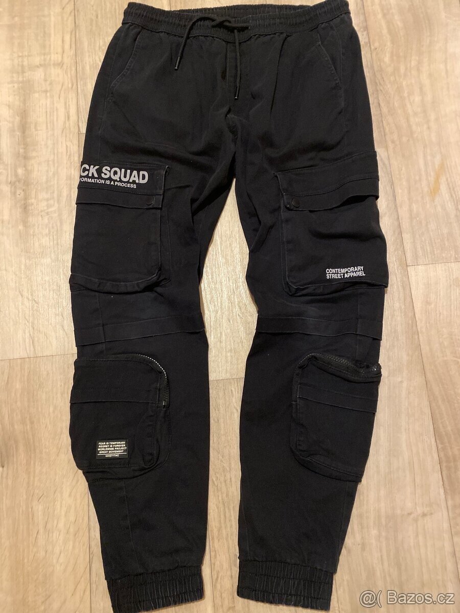 Pánské černé kapsáče vel . S