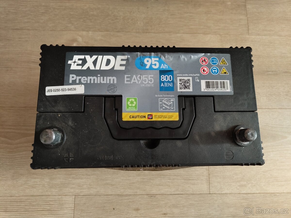 Autobaterie 12V 95 Ah LEVÁ akumulátor