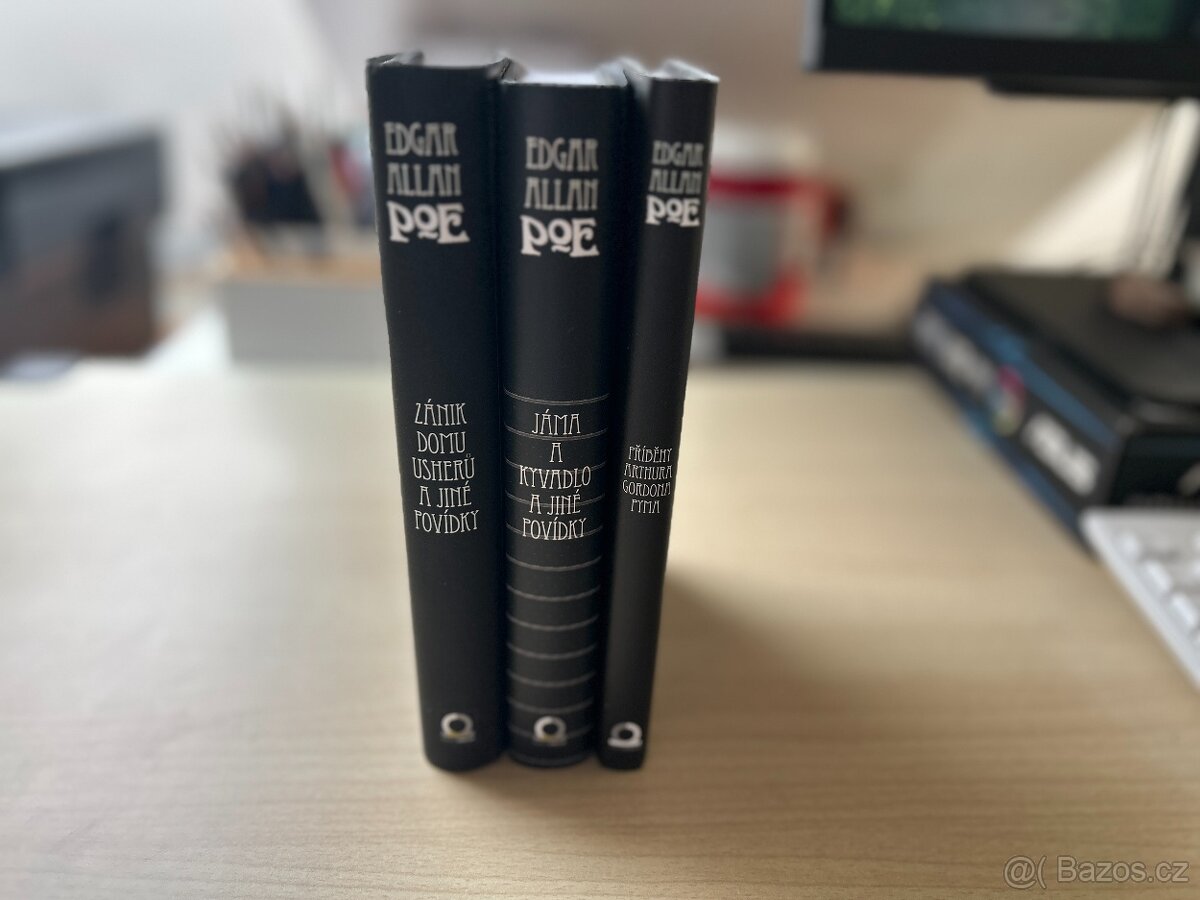 3x Edgar Allan Poe knihy (NOVÉ)