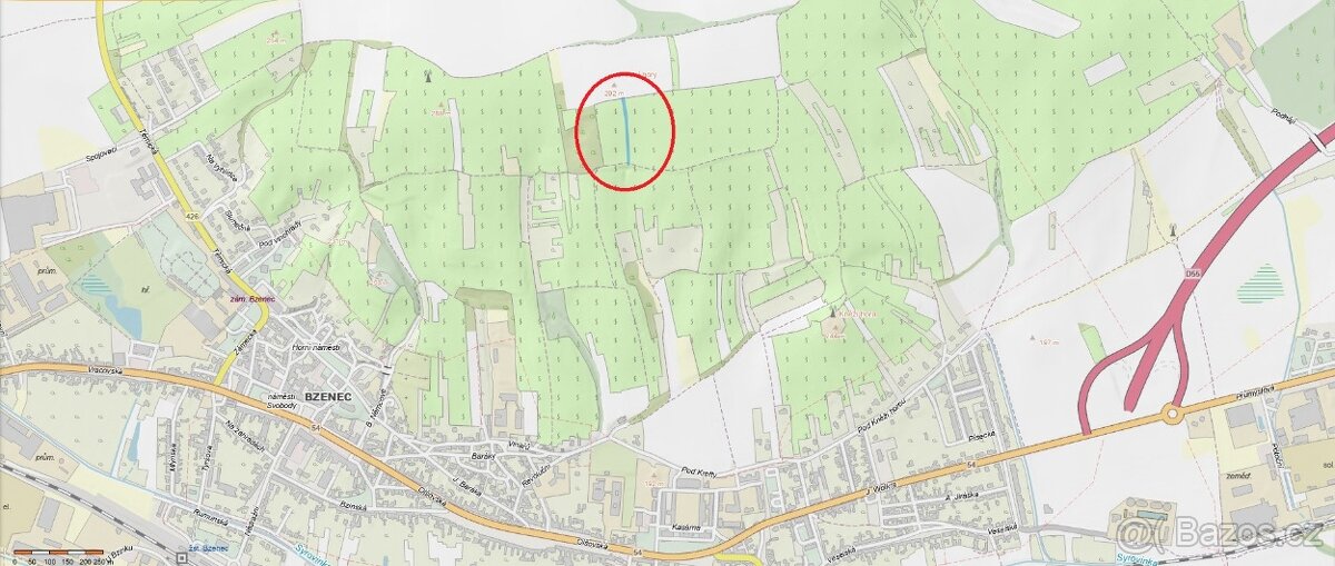 Prodej vinice v Bzenci 0,125 ha