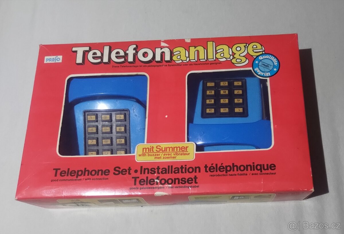Dětské retro telefony