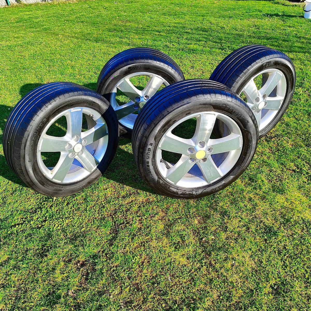 Set letních pneu s ALU disky
