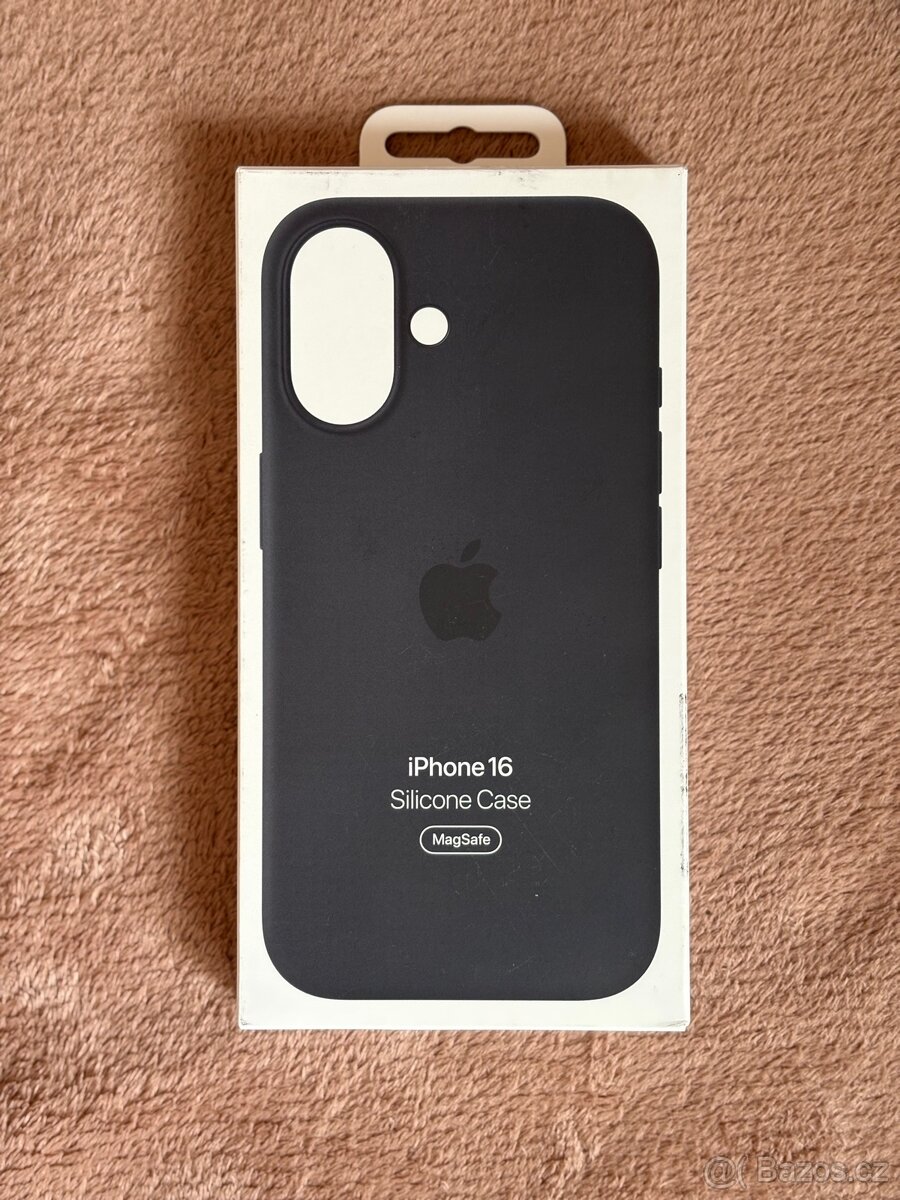 Originální pouzdro Apple iPhone 16 s MagSafe. Barva černa.