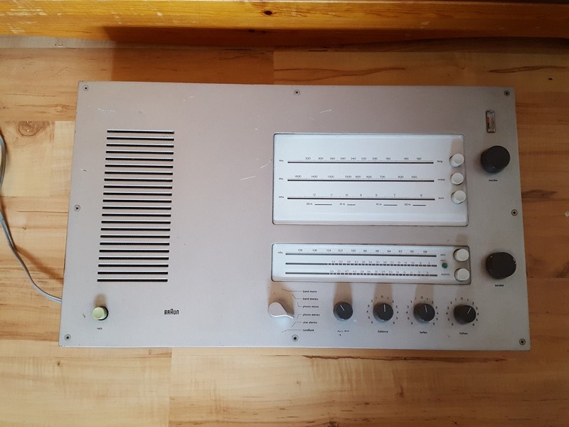BRAUN TS 451, rádio, řídicí jednotka, DESIGN