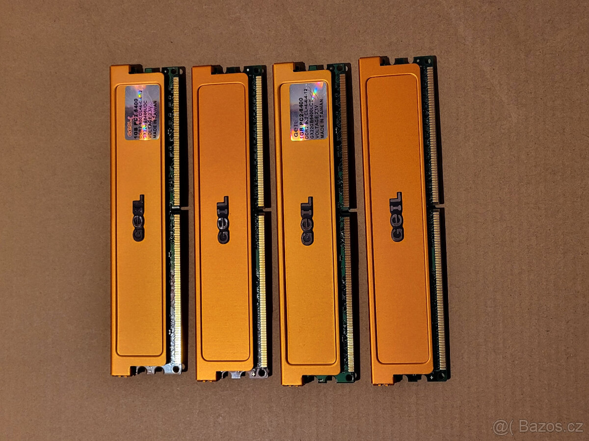 RAM DDR2 1GB moduly s chladičem