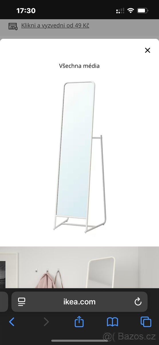 Zdrcadlo Ikea