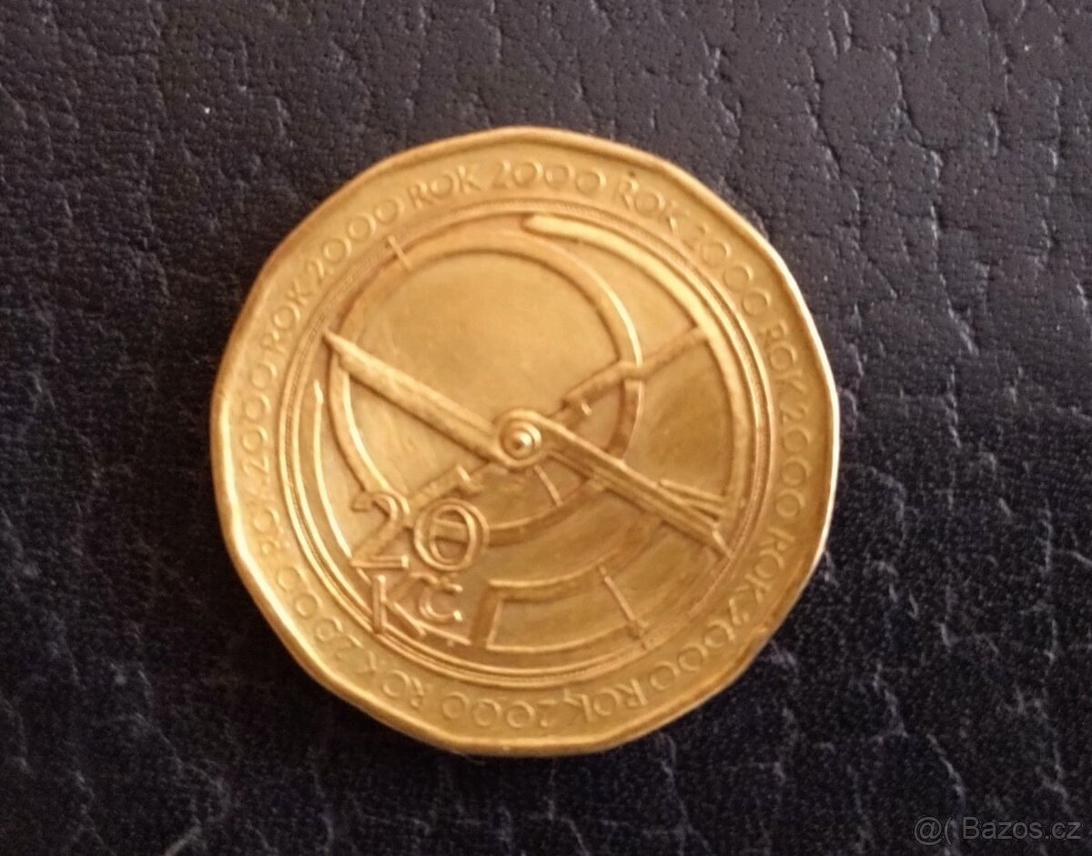20Kč výroční mince, (vz.milenium)