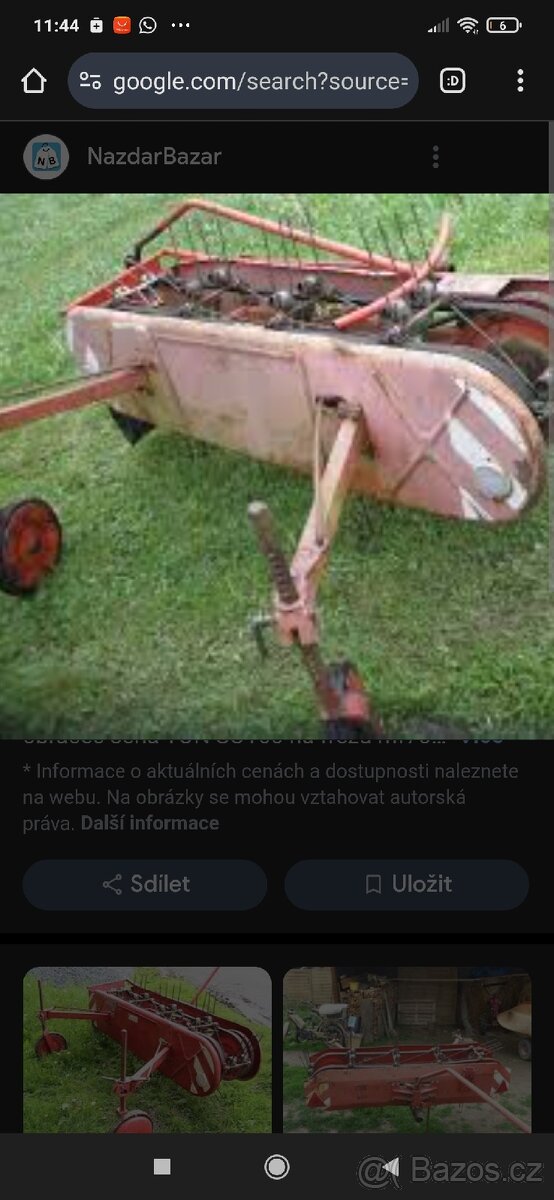 Obraceč sena TON MF 70