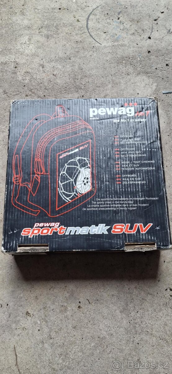Nové sněhové řetězy pewag sportmatik suv 80