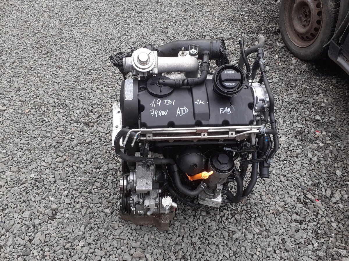 Motor 1,9 tdi 74kw TYP: ATD 140.000km