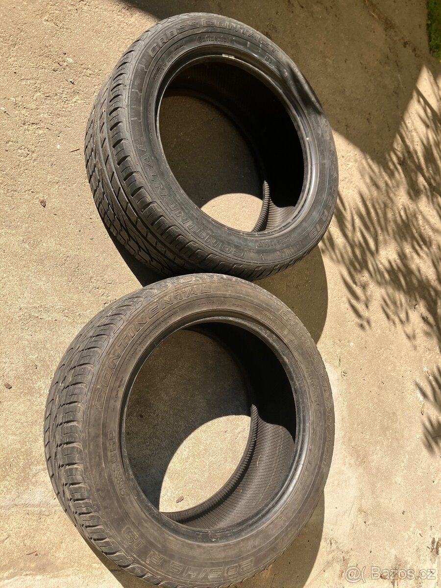 2 pneumatiky continental crosscontact 285/45 R19