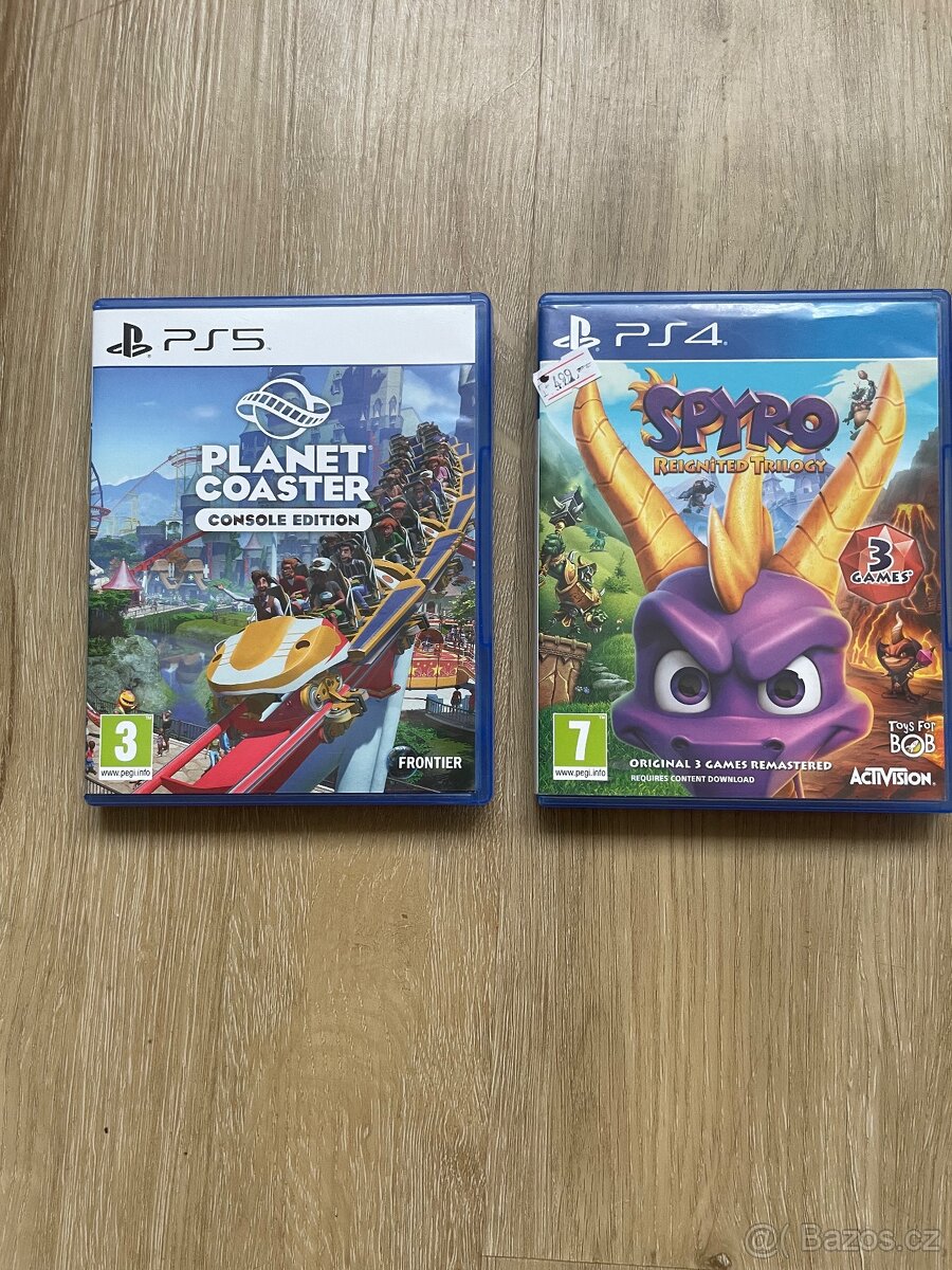 Planet coaster ps5, spyro ps4