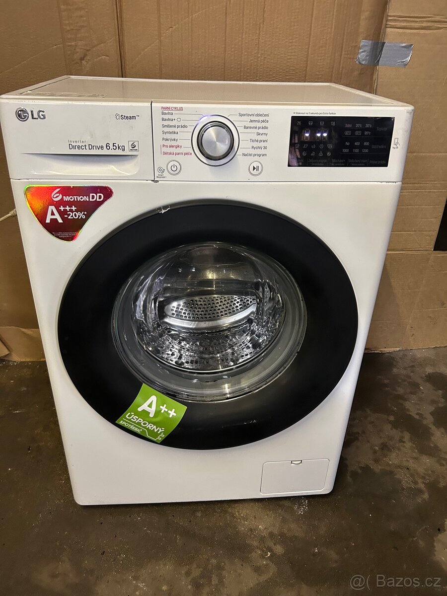 Pračka LG thinq 6.5kg úzká a+++
