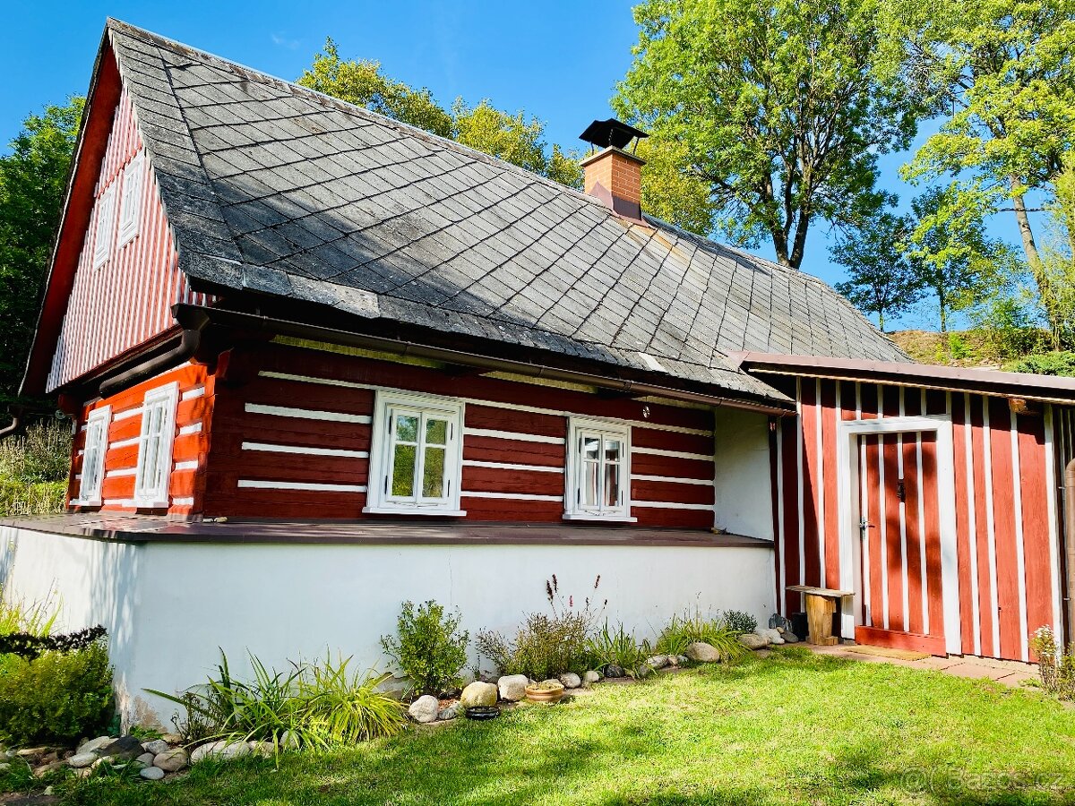 Roubená chalupa 3+1 po rekonstrukci – Horní Kalná, Krkonoše