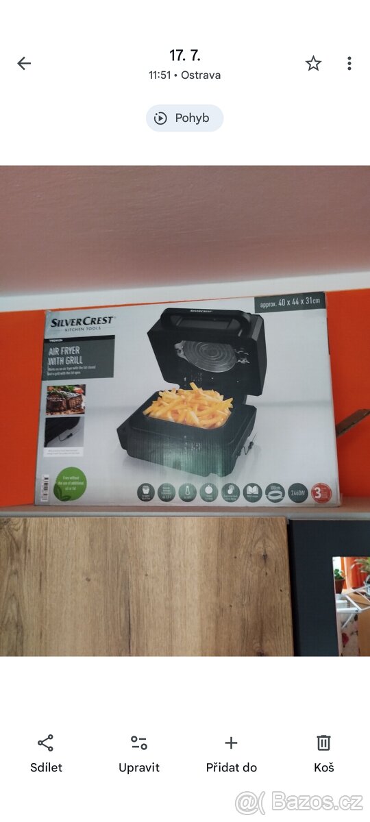 Horkovzdušná  fritéza