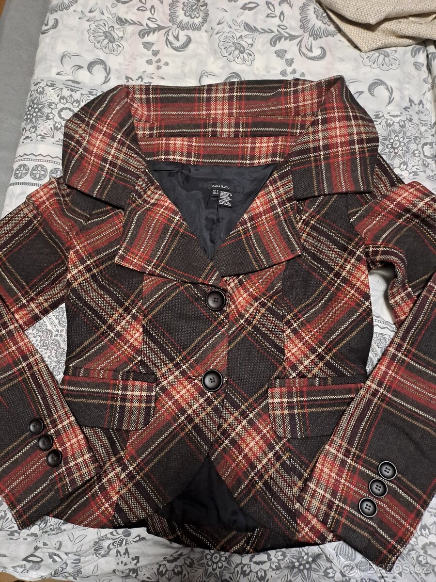 Dámský elegantní podzimní kabátek vel. 34-36 zn. Zara