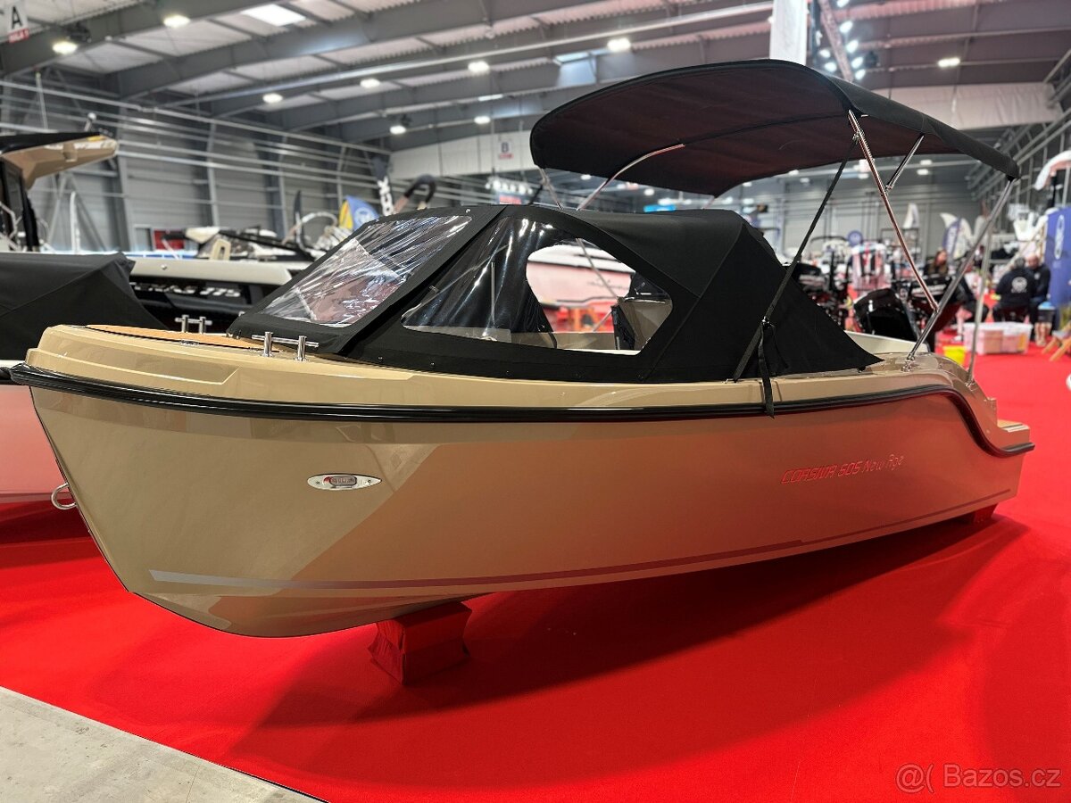 NOVÁ motor.loď Corsiva 505 New Age + Mercury F 60