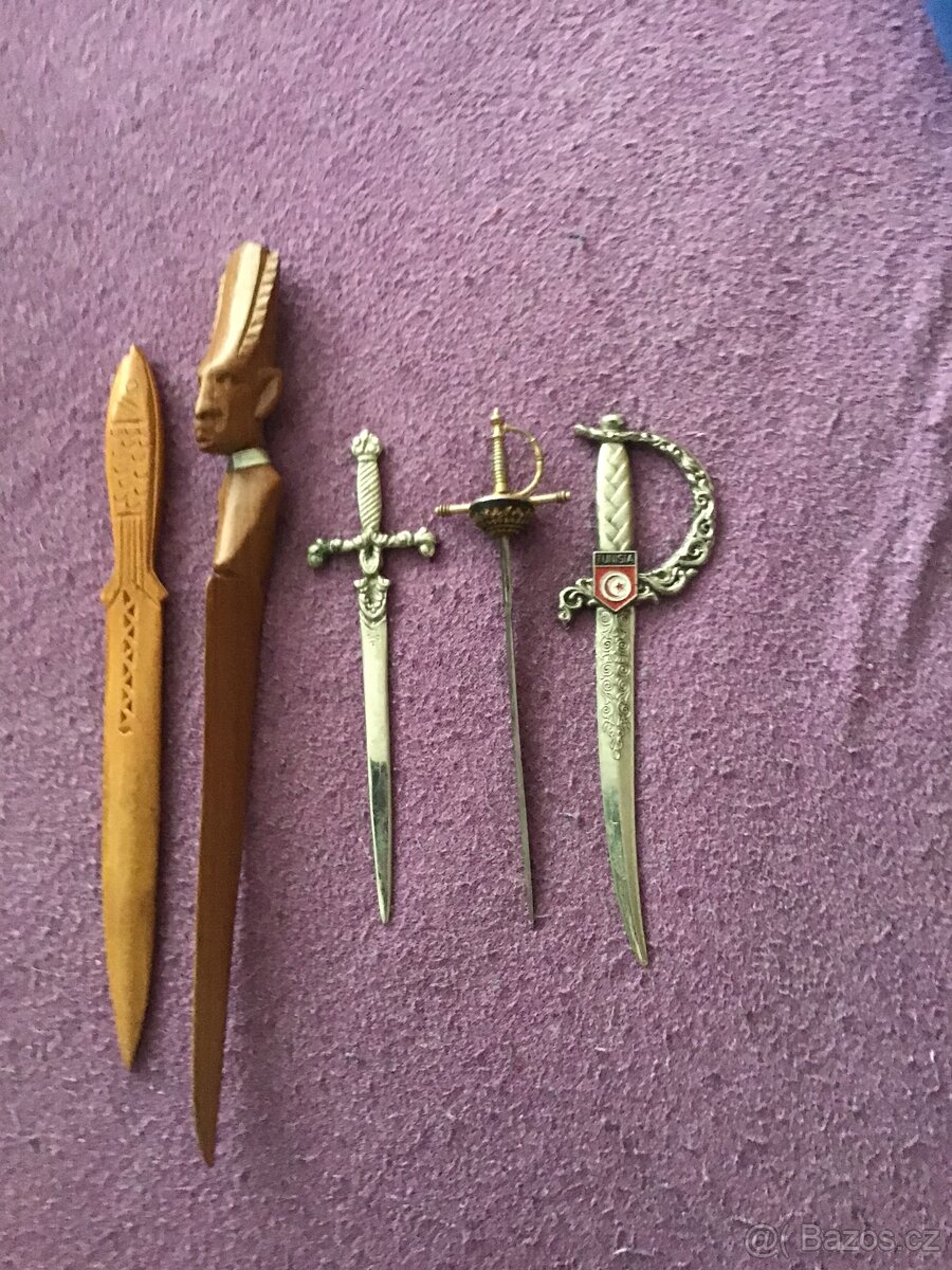 Nože na otvírání dopisů