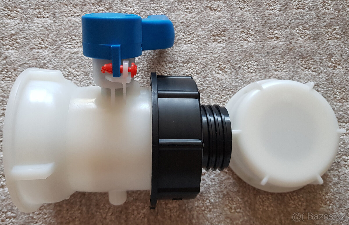 Náhradní kohout pro IBC nádrže 95 mm + redukce