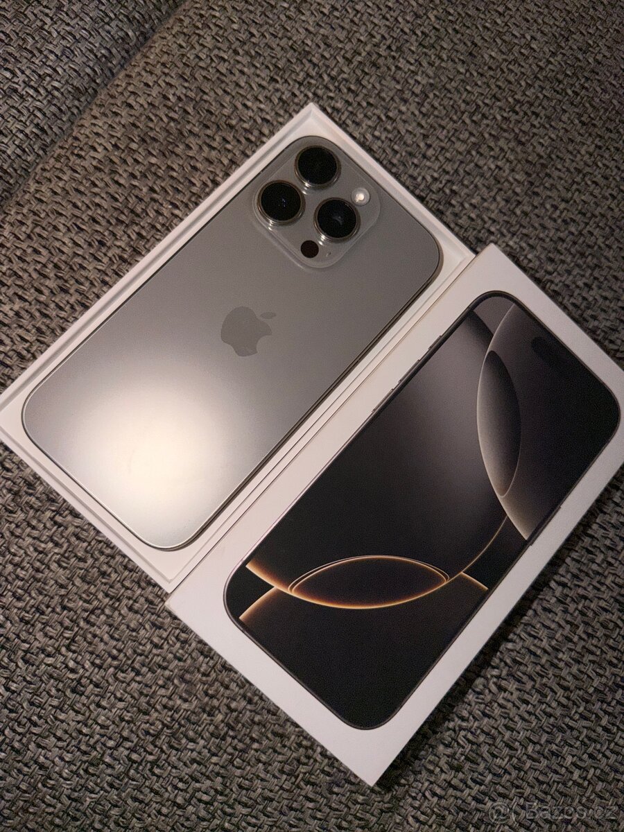 Apple iPhone 16 Pro (128GB) přírodní titan