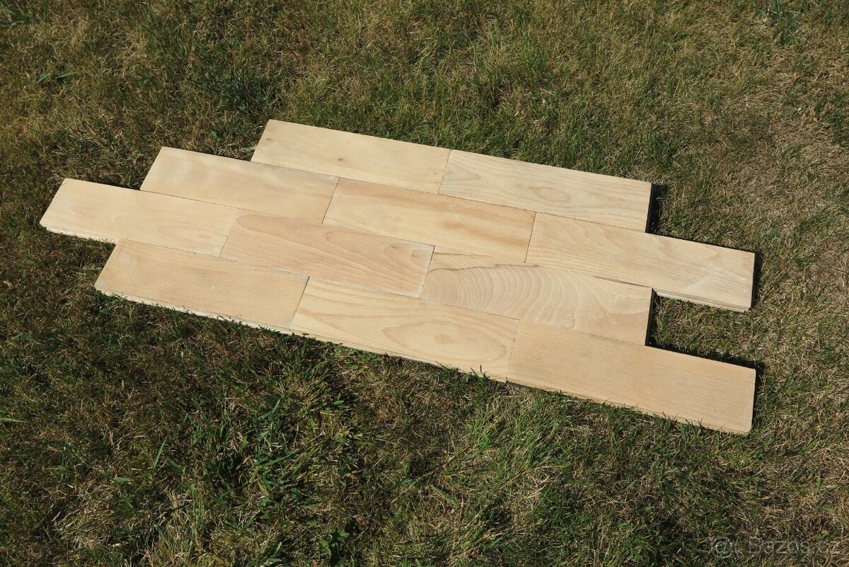 Bukové parkety 89 Kč/m2