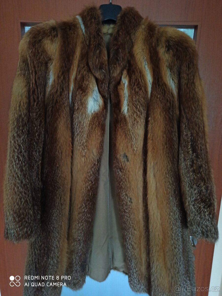 Prodám dámský kožich-zlatá liška/pravý/