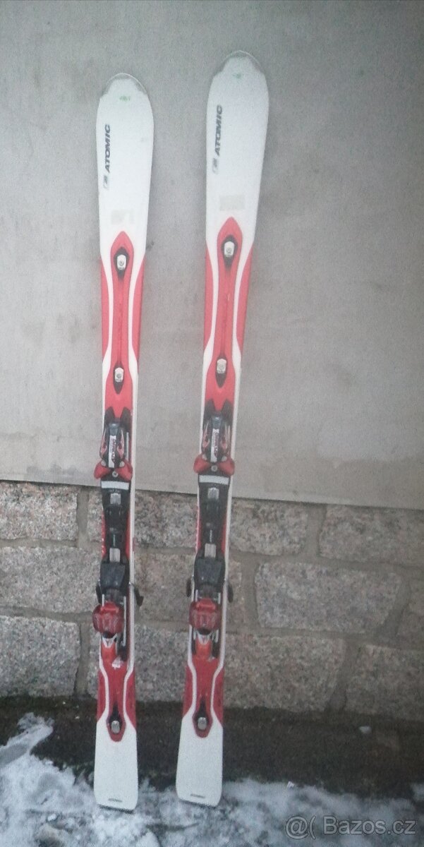 lyže atomic 166 + lyžáky 30