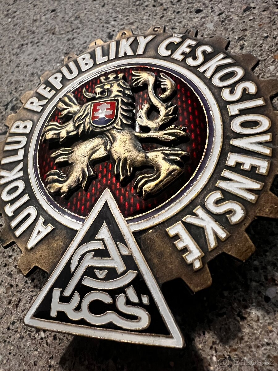 Znak Autoklub Československe republiky