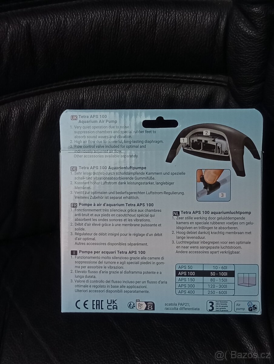 Kompresor TETRA pro akvárium 50-100 litrů