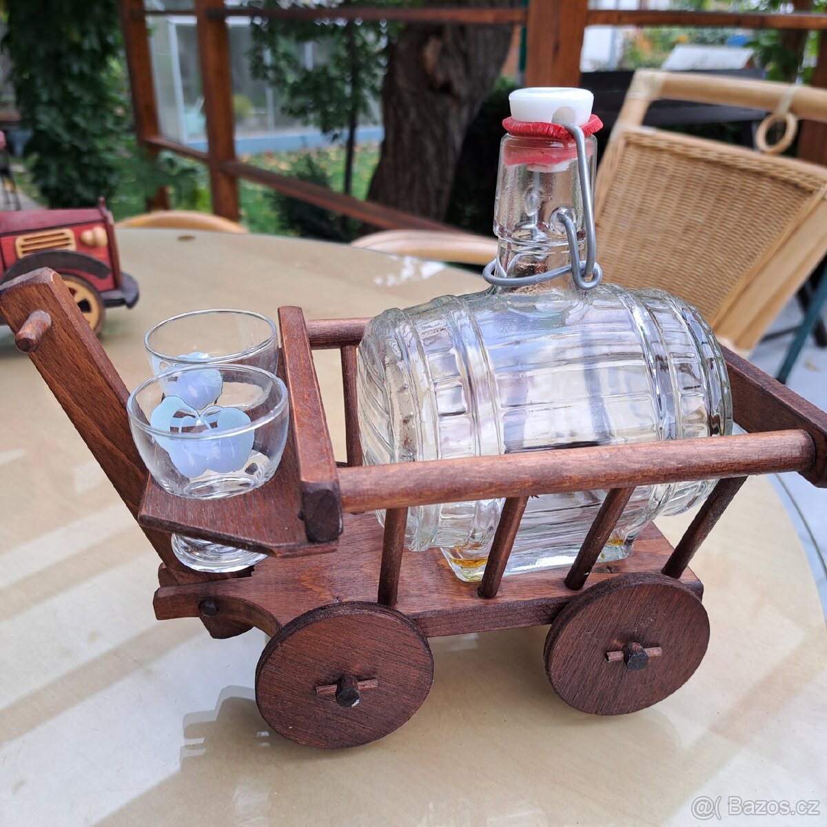 Soudek na pálenky v žebřiňáku.