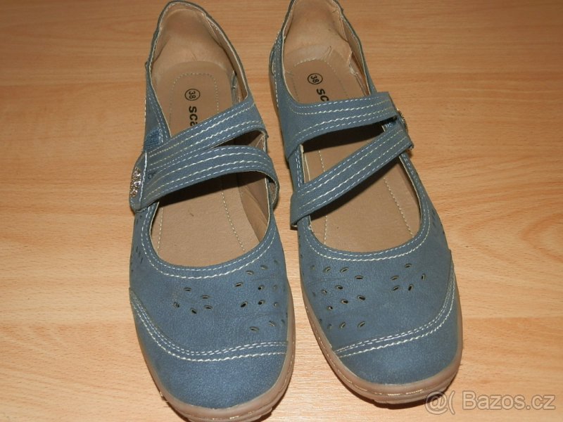 Modré botky vel.38