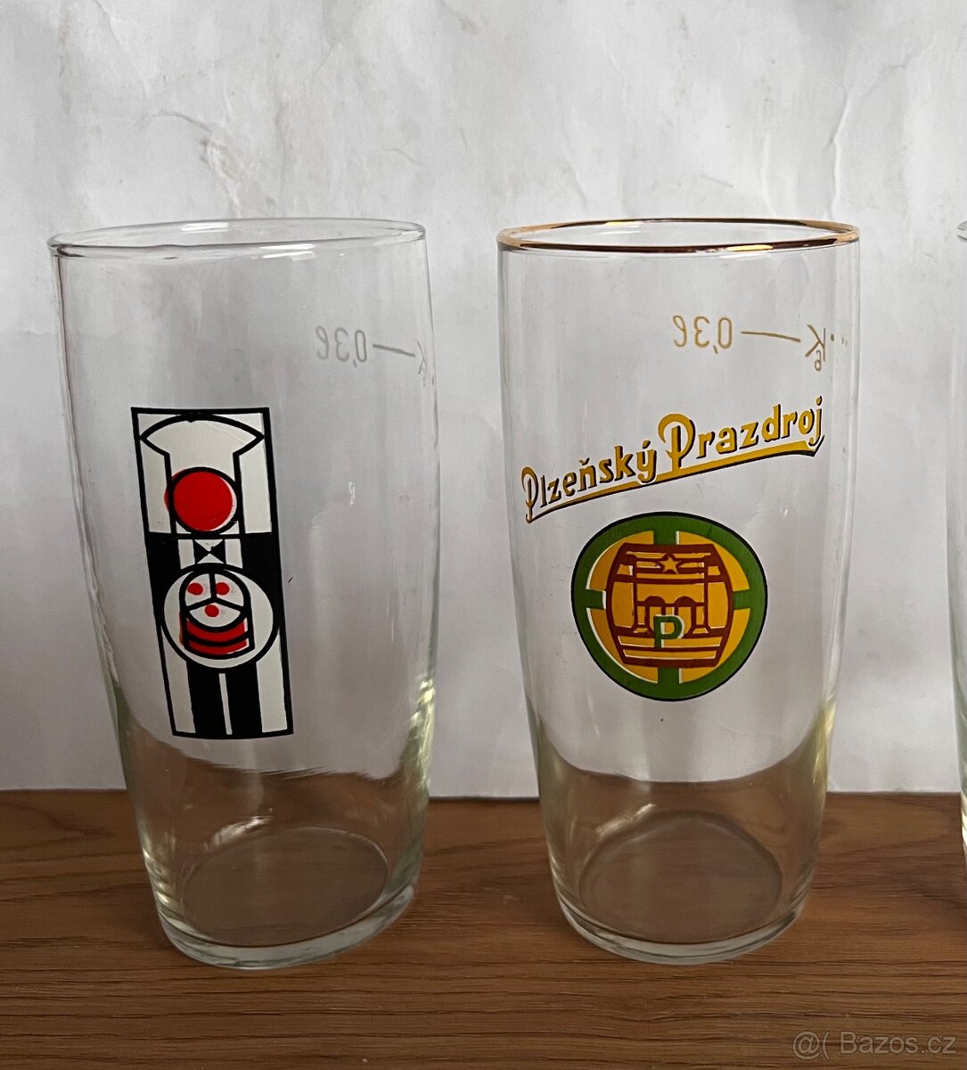 Staré pivní sklenice 0,3l RaJ - Pilsner Urquell 1kus/200