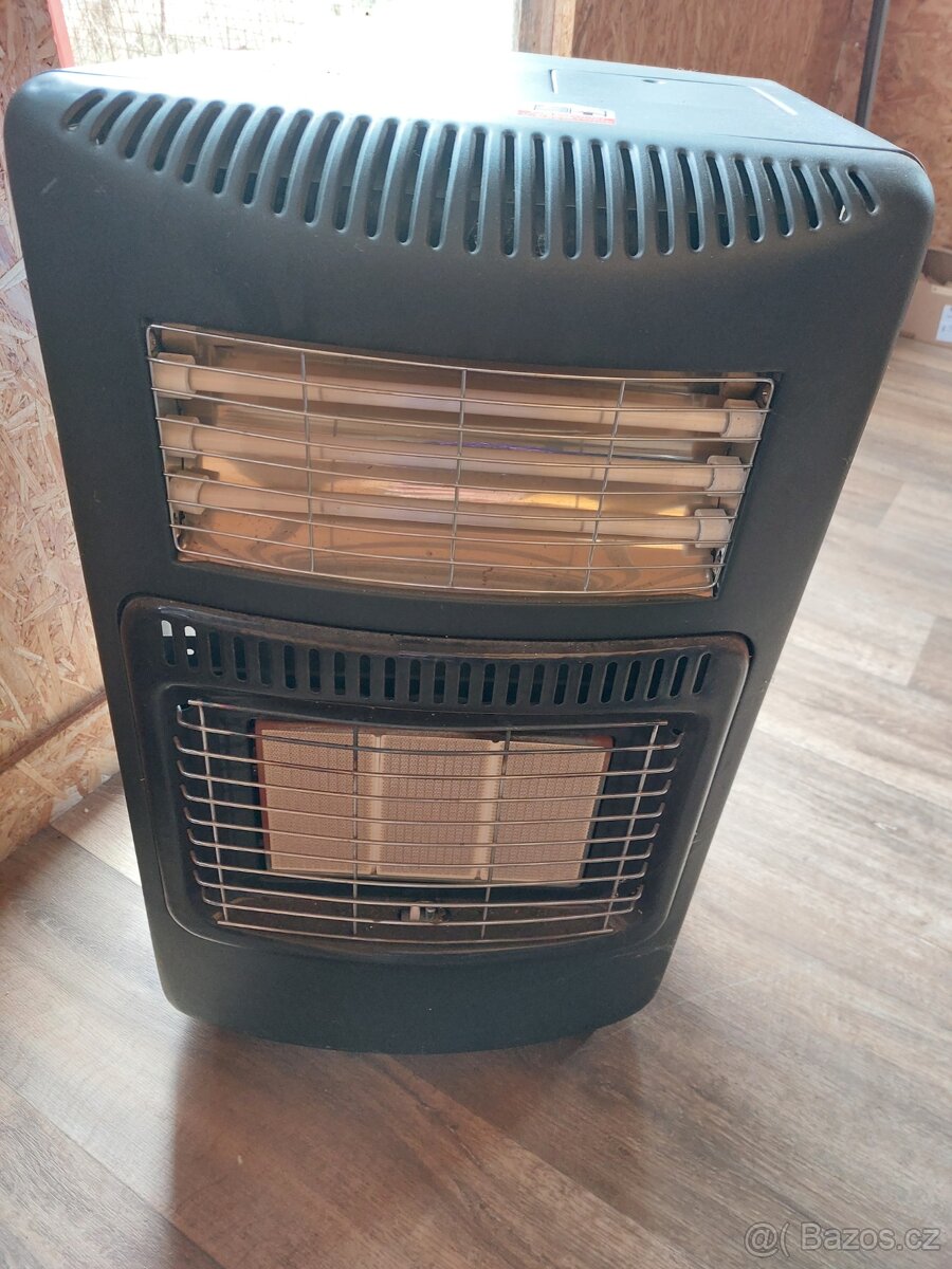 Plynove+elektrické topeni, přímotop