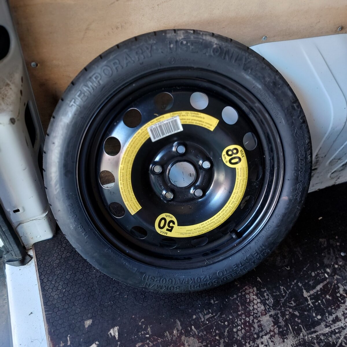 Dojezdové kolo 5x112-r16-VW,Škoda,Seat,Audi