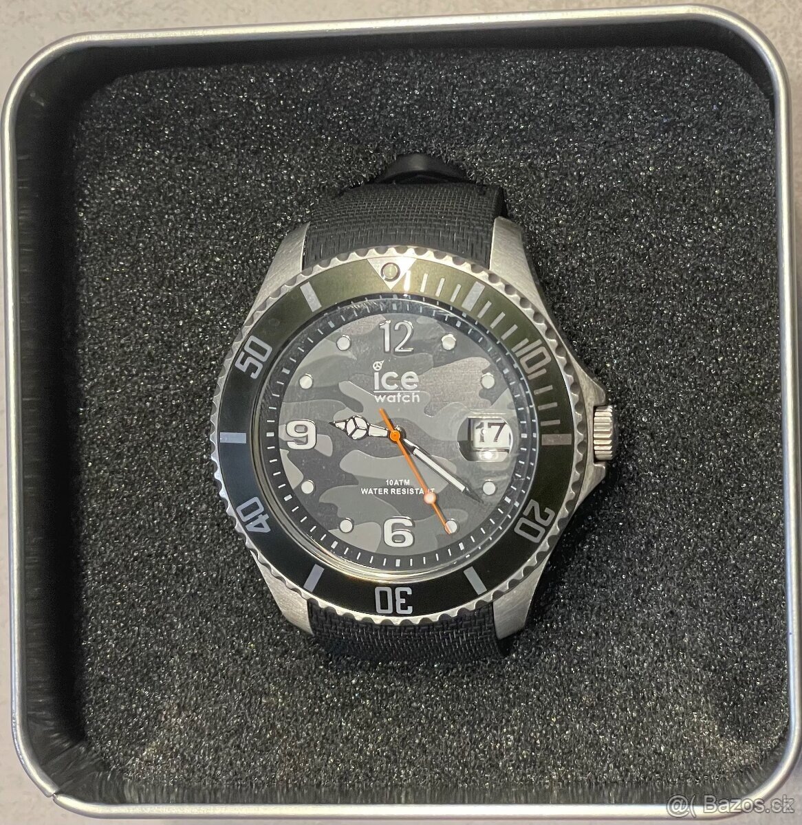hodinky ice watch Steel black army XL (akcia)