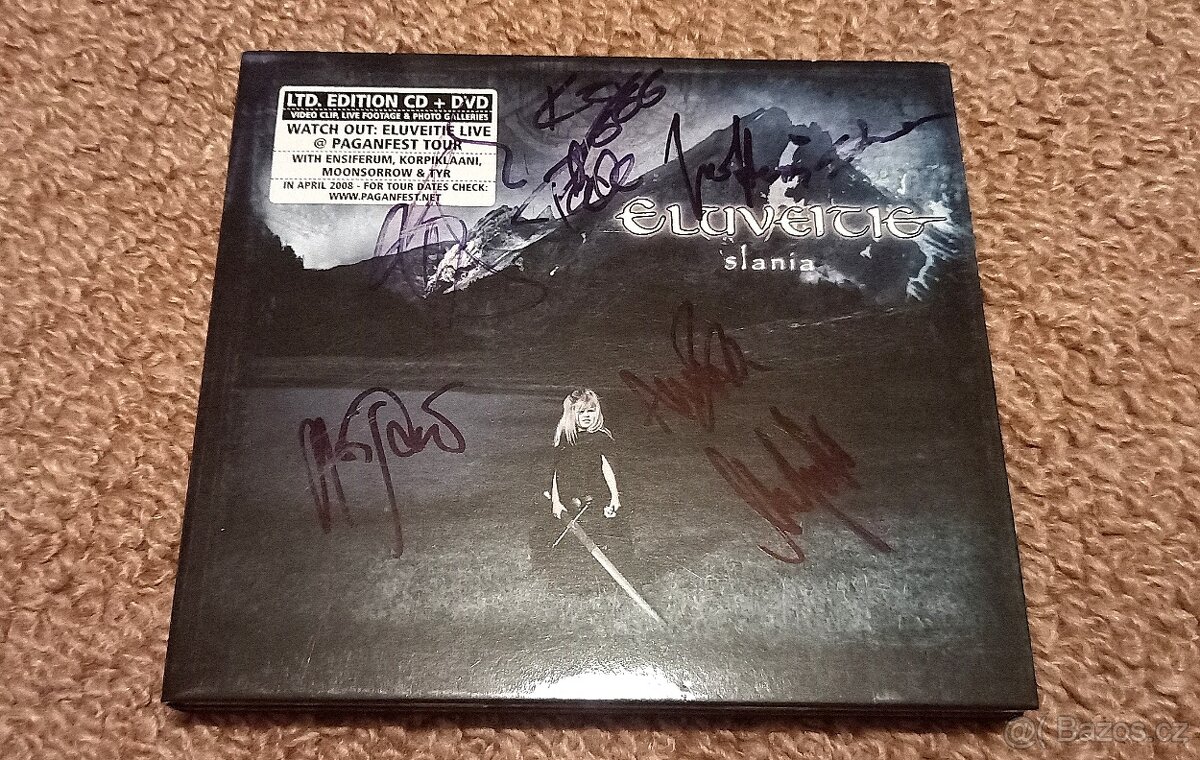 CD + DVD Eluveitie - Slania (digipack) s podpisy - SLEVA