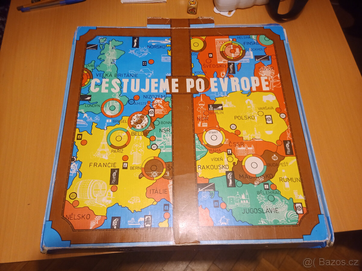 desková hra Cestujeme po Evropě
