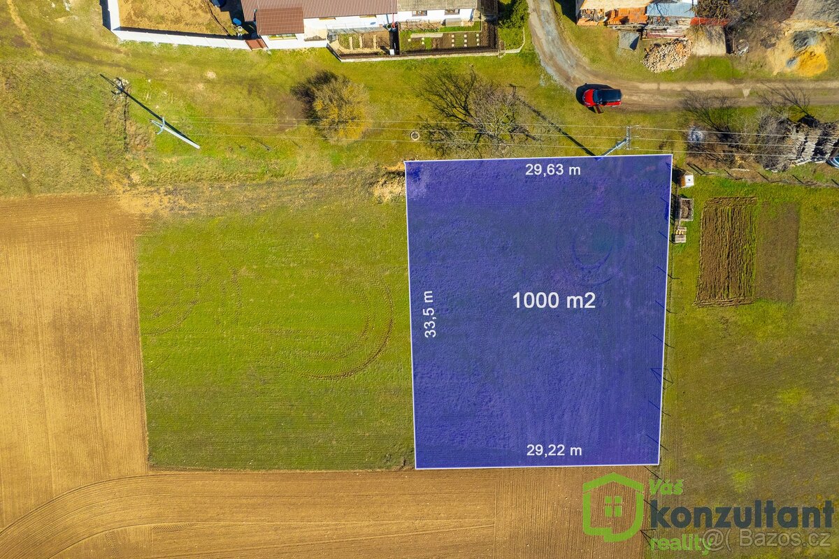 Prodej pozemky pro bydlení, 1 000 m2 - Náměšť nad Oslavou - 
