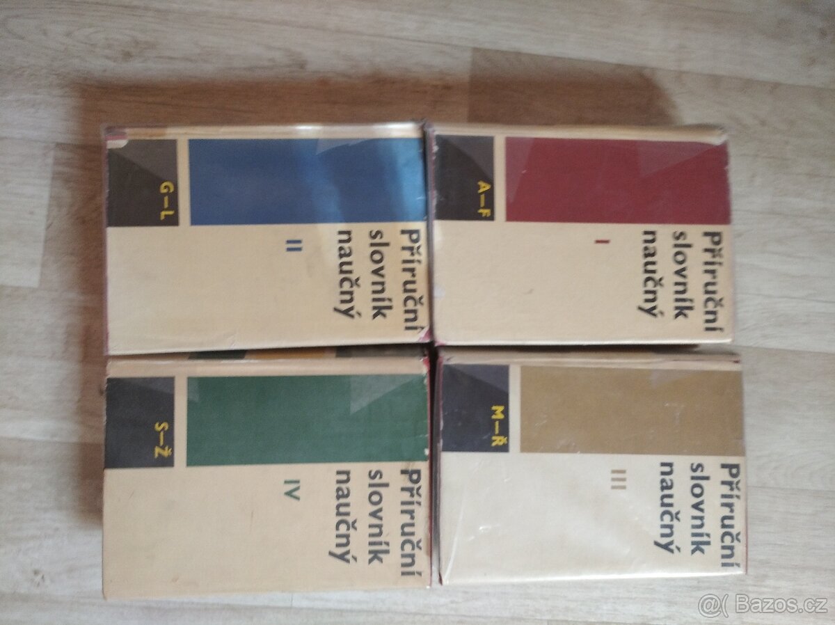 Prodám dám 4 Příruční slovníky naučné. rok 1967