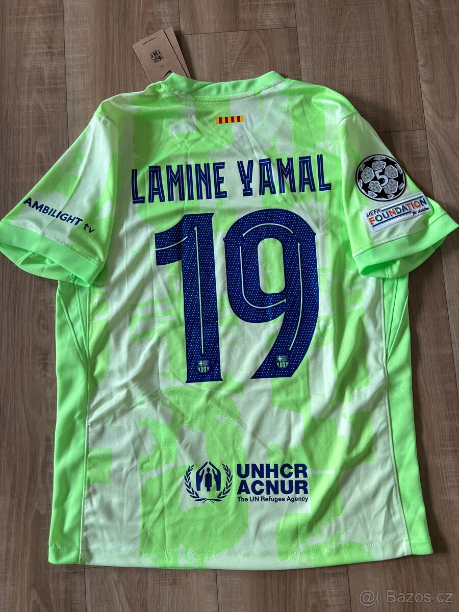 Barcelona 2024/25 3rd kit Lamine Yamal #19