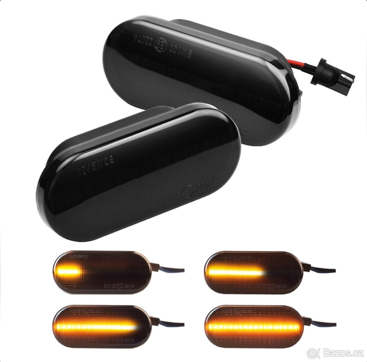 Led dynamické blinkry golf