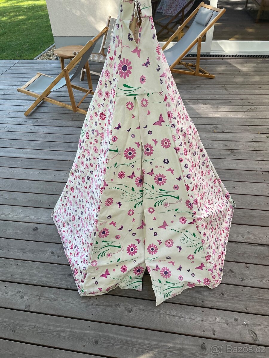Teepee,drevo/bavlna