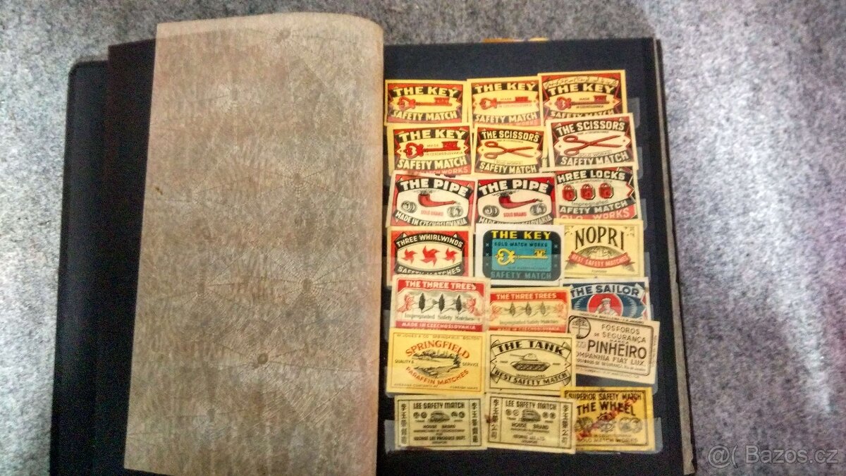 Sbírka etiket od zápalek – Československo 20. stol.