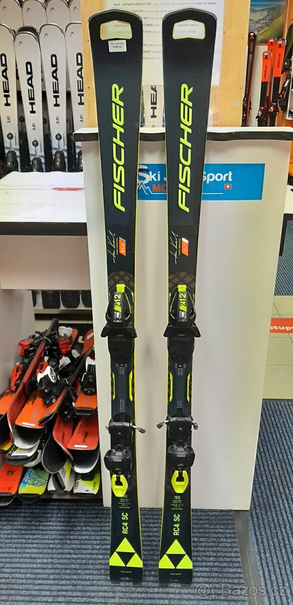 Fischer RC4 WC SC Hans Knaus + vázáním Z12,150cm,2024
