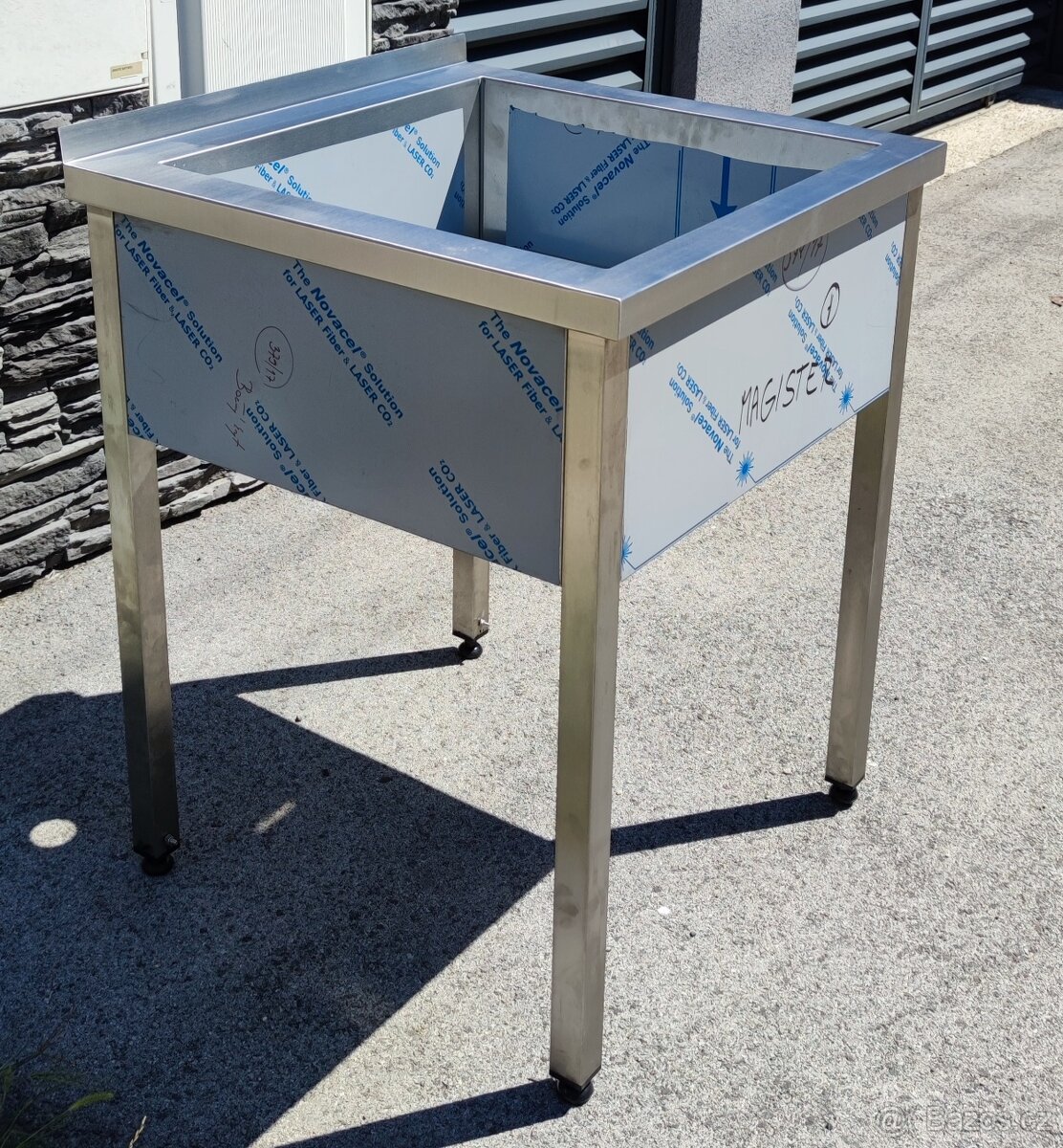 Dřez nerezový, gastro, jednokomorový, dvoukomorový