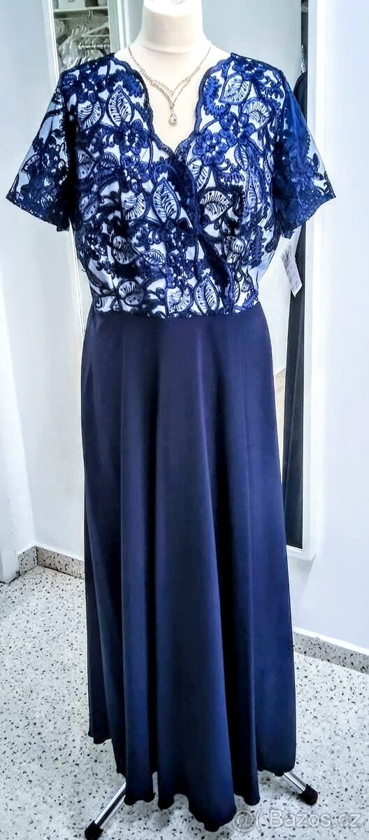 48 NOVÉ plesové šaty KRAJKOVÉ