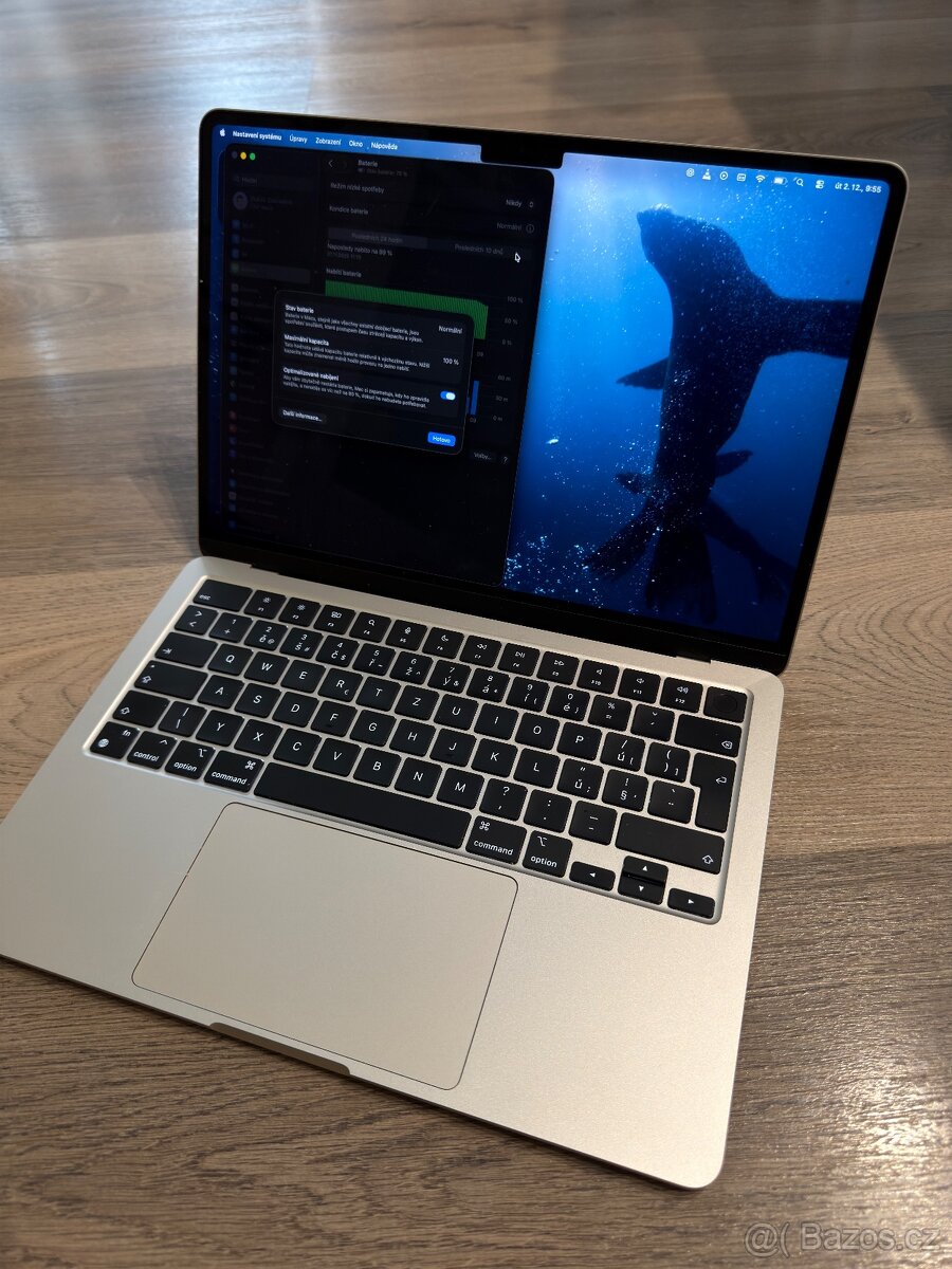 Macbook Air M3 13" 16GB/256G 100% baterie