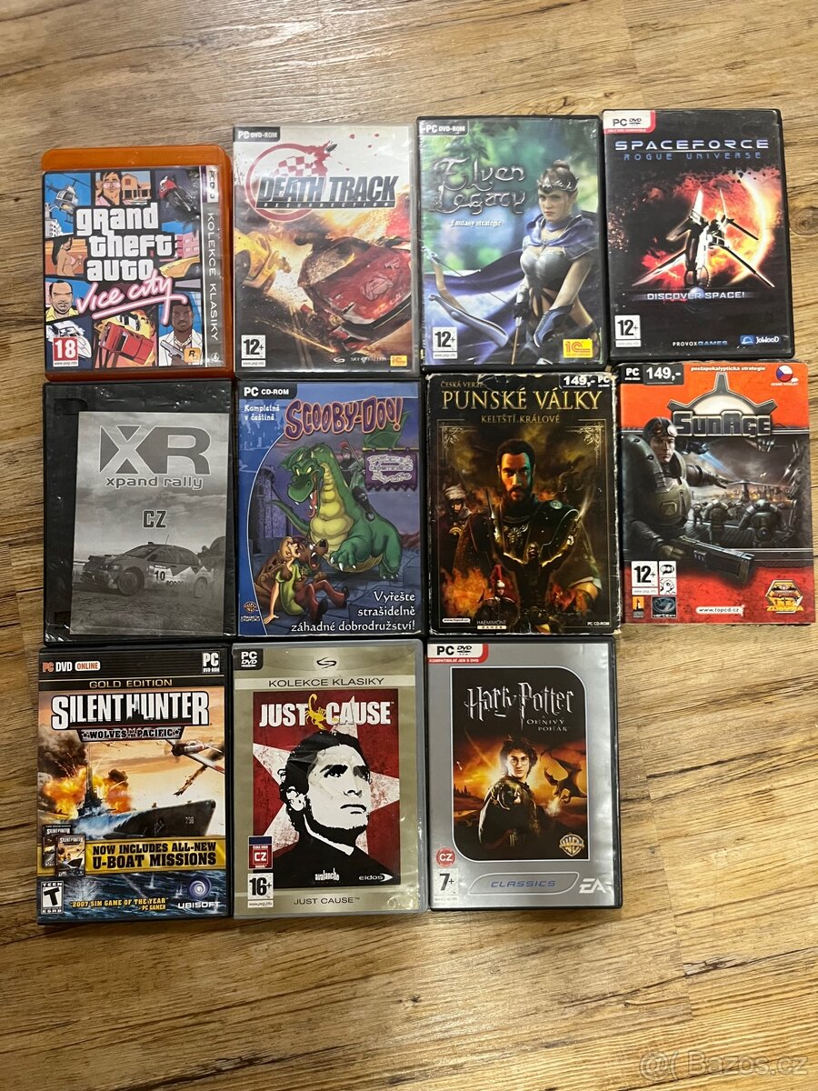 Staré CD hry na PC