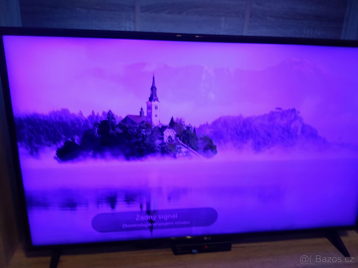 Televize LG + set-top-box GoSat